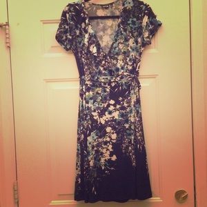 Floral Wrap Dress