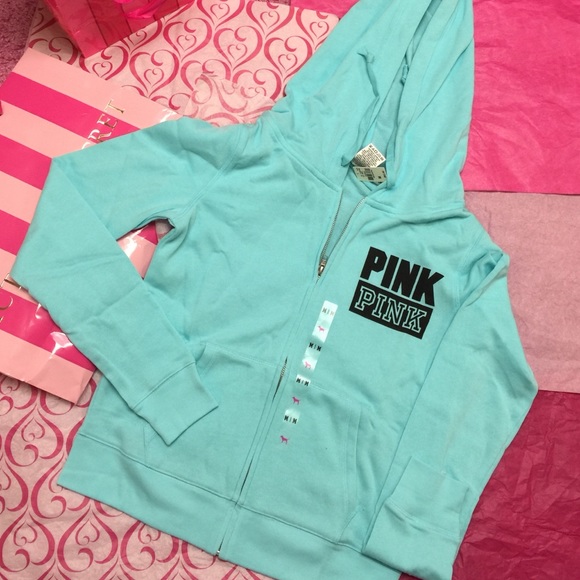 PINK Victoria's Secret Outerwear - NWT- full zip hoodie. - VS- PINK