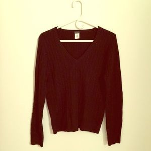 J. Crew Wool/Angora/Cashmere Cable Knit Sweater