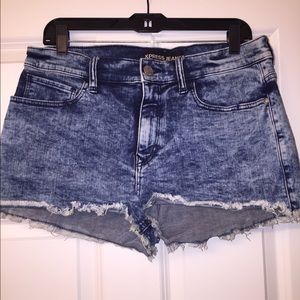 Express™ Jeans Denim Acid Wash Shorts