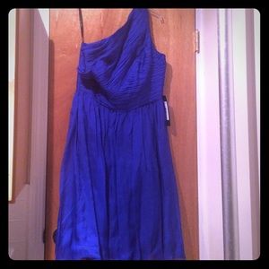 Brand New Monique Lhuillier Cobalt Blue Dress