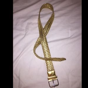 Gold braided Belt
