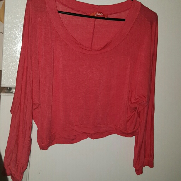 Hot Pink Loose Crop Top