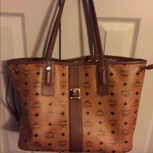 USED MCM TOTE BAG NO POUCH INCLUDED