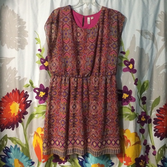 BUNDLED! Colorful paisley print dress