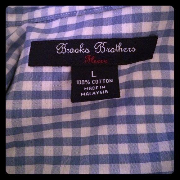 Brooks Brothers Gingham Button Down Size Large