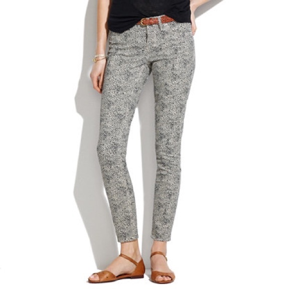 Skinny Skinny Ankle Jeans in Safari Dot