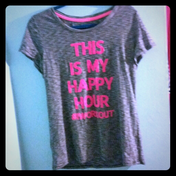 "This is my happy hour" workout shirt