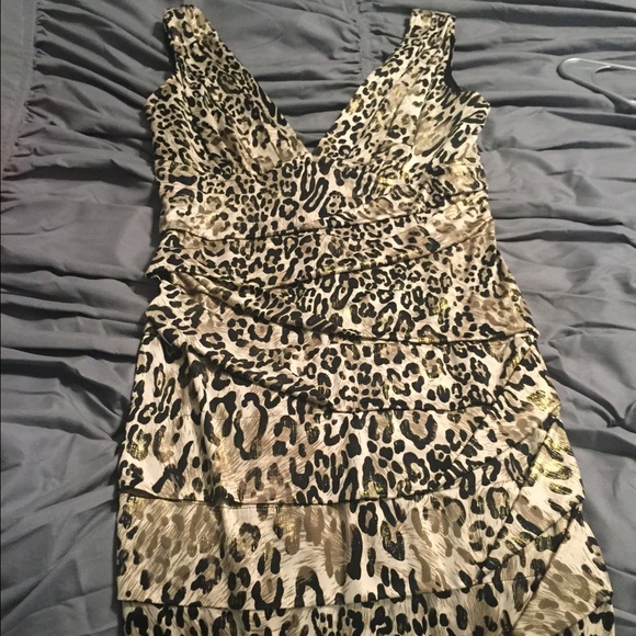 Leopard print dress