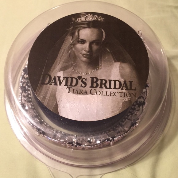 Used once. David\'s Bridal tiara