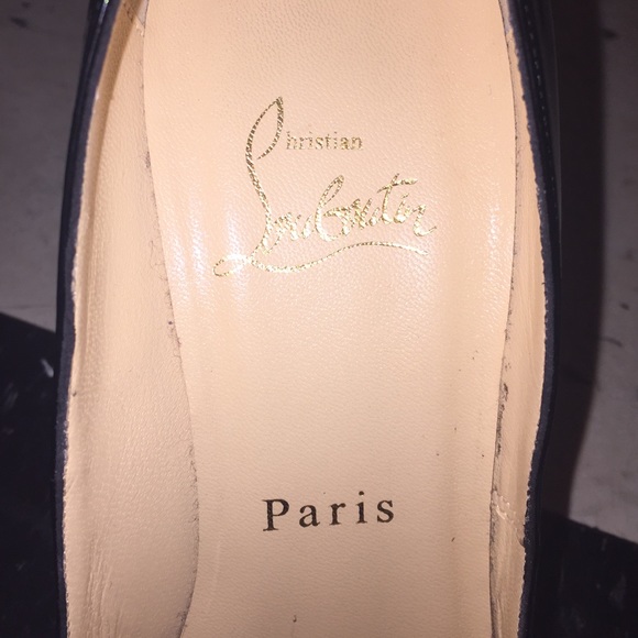 *SOLD ON EB@Y*BLACK LOUBOUTINS!❤️ - Picture 2 of 3