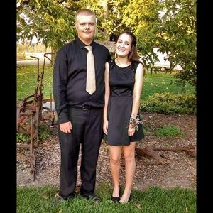 Short black homecoming dress