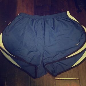 Blue, Black, and White Nike Shorts