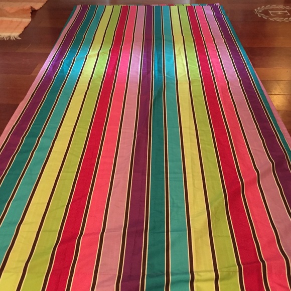 2 striped curtain panels from your zone