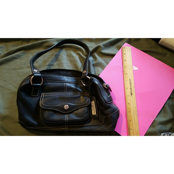 Small black leather Liz Claiborne bag - Picture 2 of 4