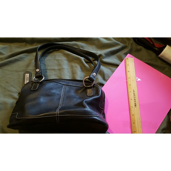 Small black leather Liz Claiborne bag - Picture 4 of 4