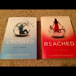 (2)Books: "Crossed" and "Reached" by Allie Condie