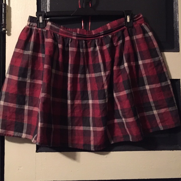 Plaid Skater Skirt