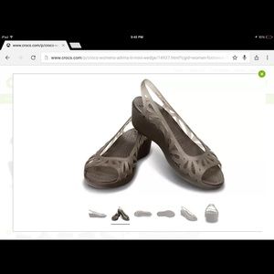 Crocs Adrina III Mini Wedge-espresso