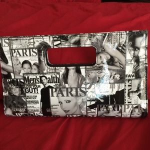 PARIS Magazine Clutch Purse
