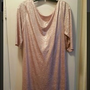 Long pink dress