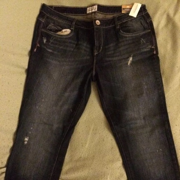 Aeropostale Skinny Jeans 15/16 Button Flap pocket