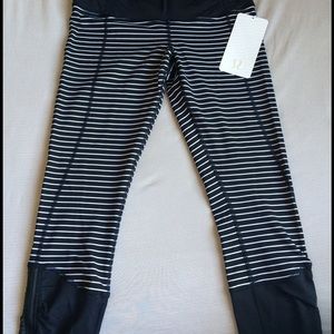 Lululemon Parallel Stripe Runday Crops