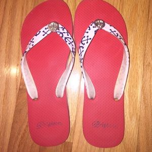 Brighton Anchor flip flops