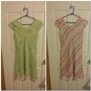 Reversible George spring dress