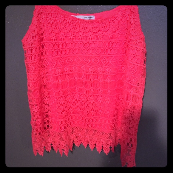 Hot pink tank top