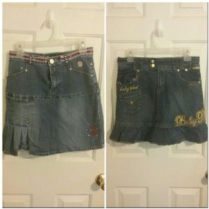 2 Kid Baby Phat Jean Skirts