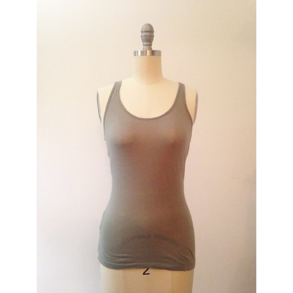 BCBGeneration Khaki Tank Top