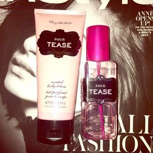 Victoria's Secret Tease lotion and perfume