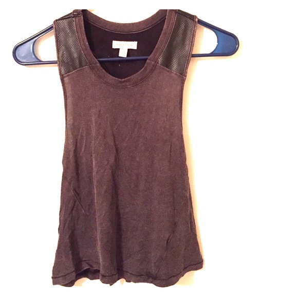 Black tank top