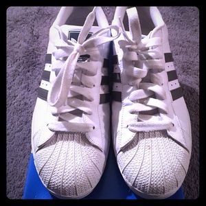Adidas Superstar white/Gray Size 11.5 Mens