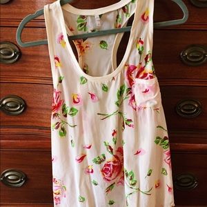 Joie floral silk tank