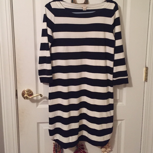 J Crew 3/4 sleeve dress