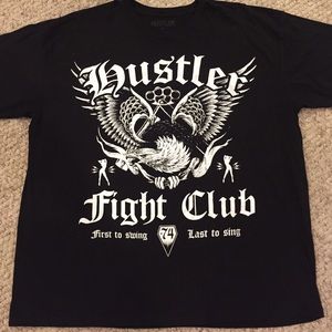 Men's Huster black shirt