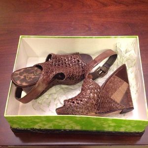 Dark brown Sam Edelman wedges