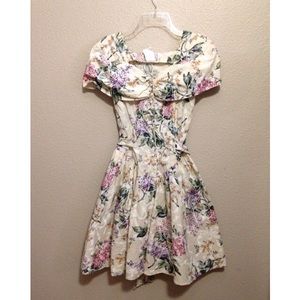 Vintage Floral Dress