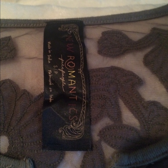 Army Green Free People Shirt - Picture 3 of 3