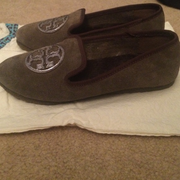Tory Burch Suede Slippers - Picture 2 of 3