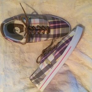 Plaid Tennis Shoes