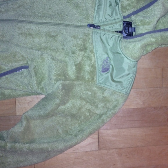 Green north face