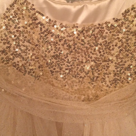 Baby Show cream/gold sparkle Dress (Kids) - Picture 2 of 4
