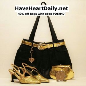 Night Life Shoes - Gold Glitter Shoes Heels size 7 M Party Homecoming Night Life Shoes - Gold Glitter Shoes Heels size 7 M Party Homecoming
