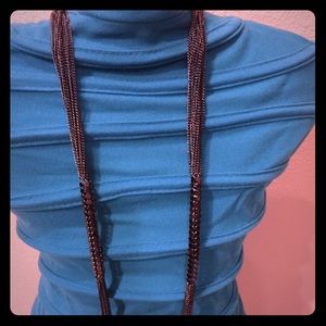 Long Silver Necklace