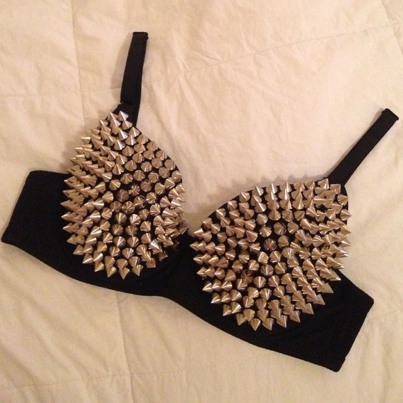 Spiked bra