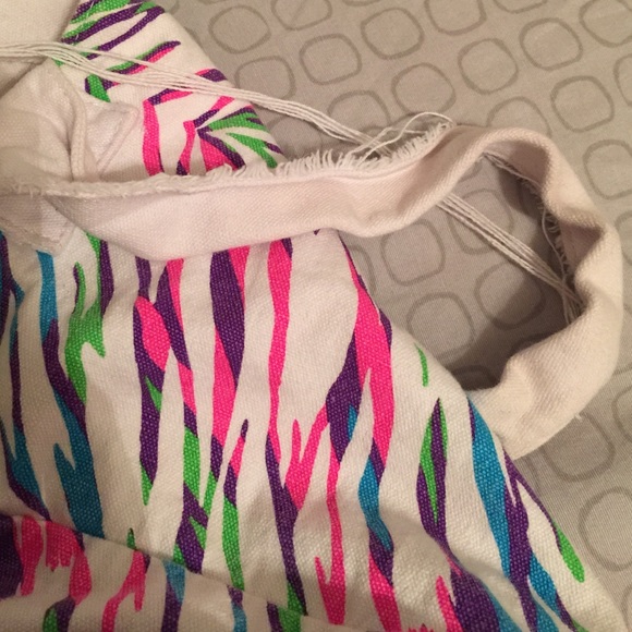 Colorful zebra print bag - Picture 3 of 3