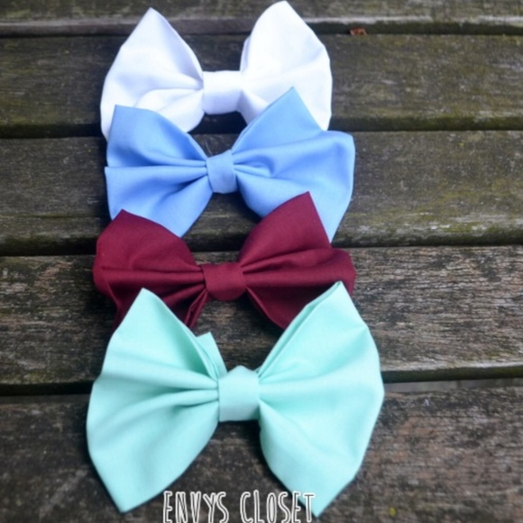 school girl hair bow bundle